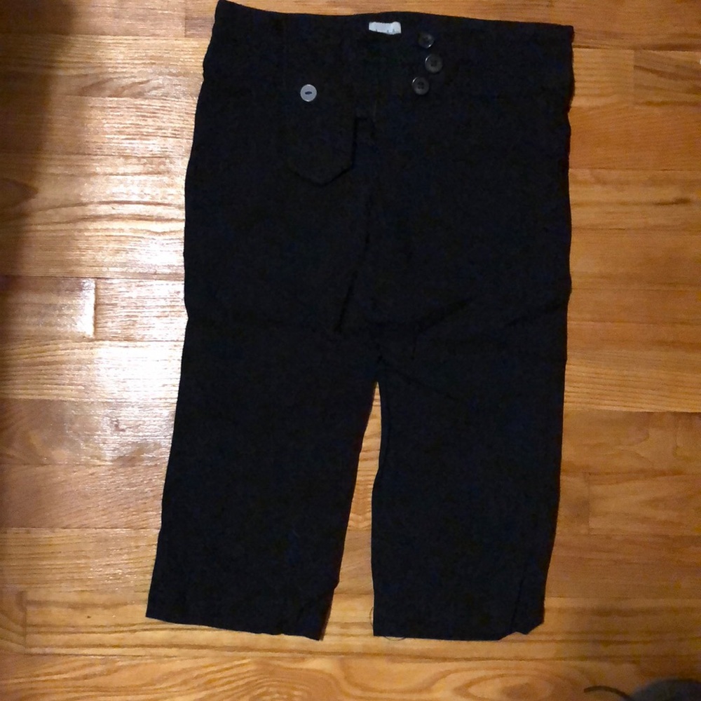 Black dress capris